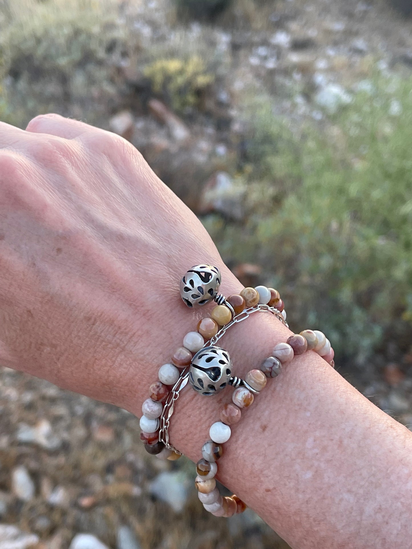 BJALLRA Bracelets // Hidden Valley Jasper // Size S