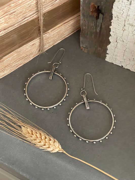 Made To Order // Studded Hoops
