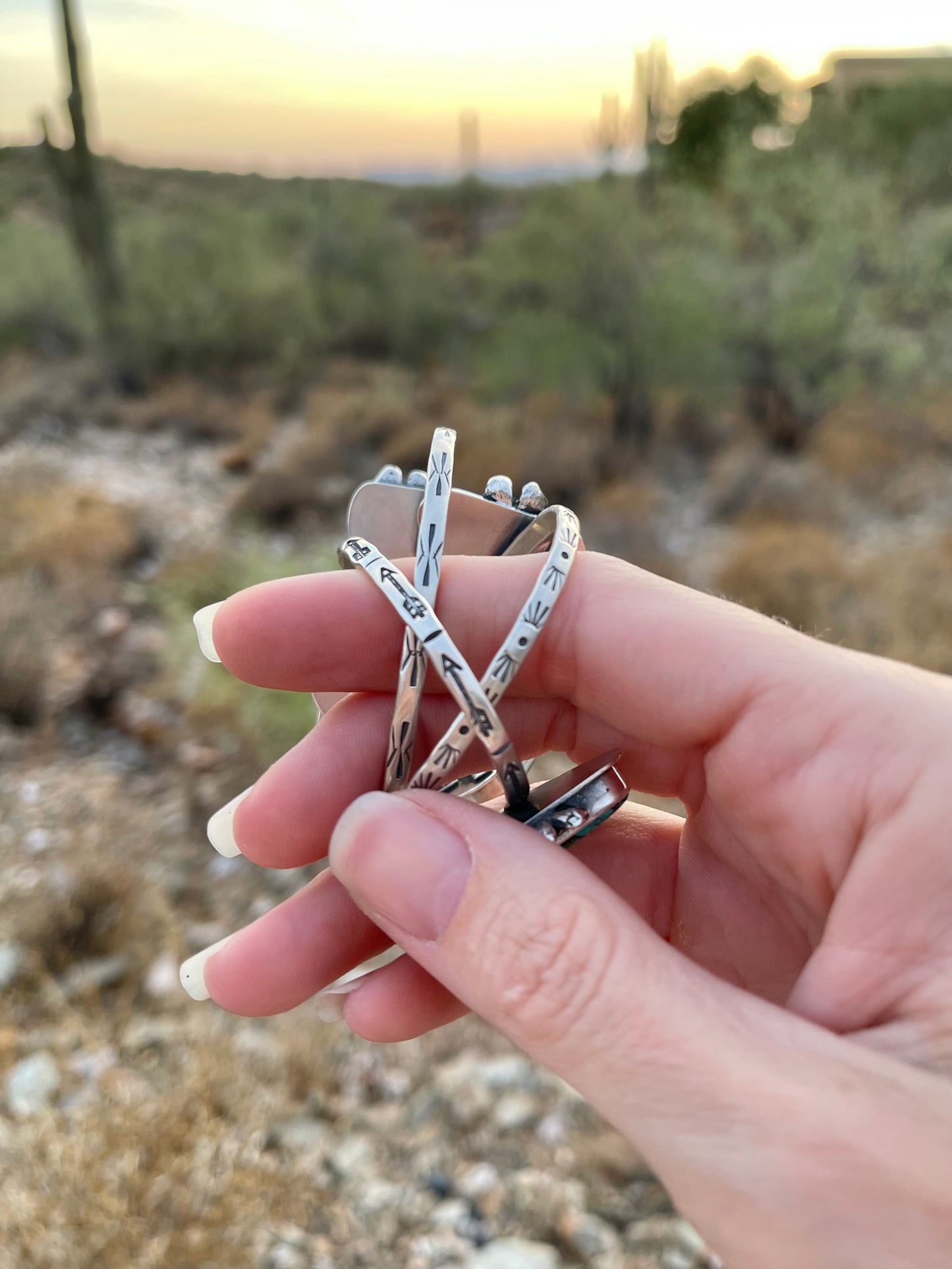 Dogwood Split Cuff Bracelet // Blue Moon Turquoise // SM