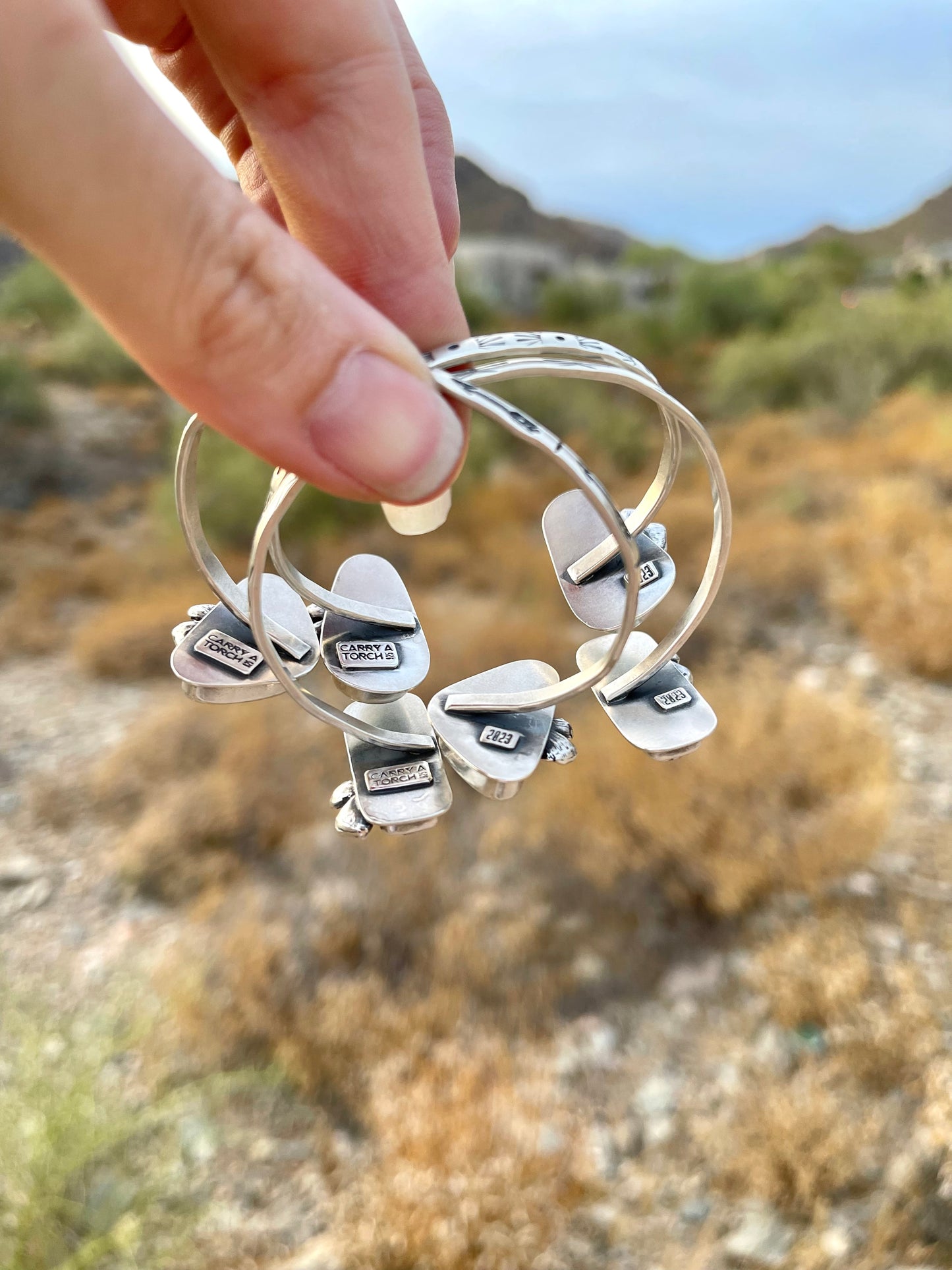 Dogwood Split Cuff Bracelet // Blue Moon Turquoise // SM