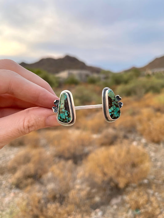 Dogwood Split Cuff Bracelet // Blue Moon Turquoise // SM