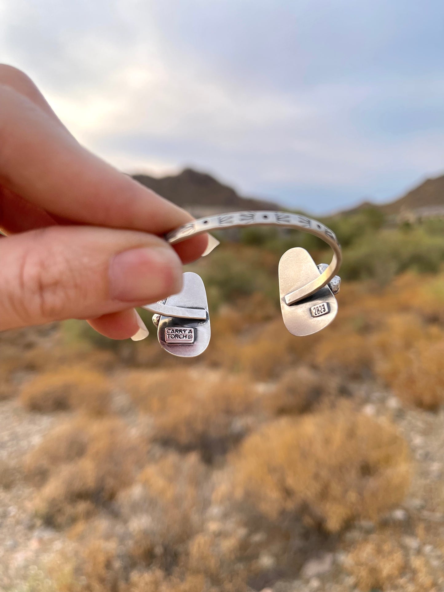 Dogwood Split Cuff Bracelet // Blue Moon Turquoise // SM