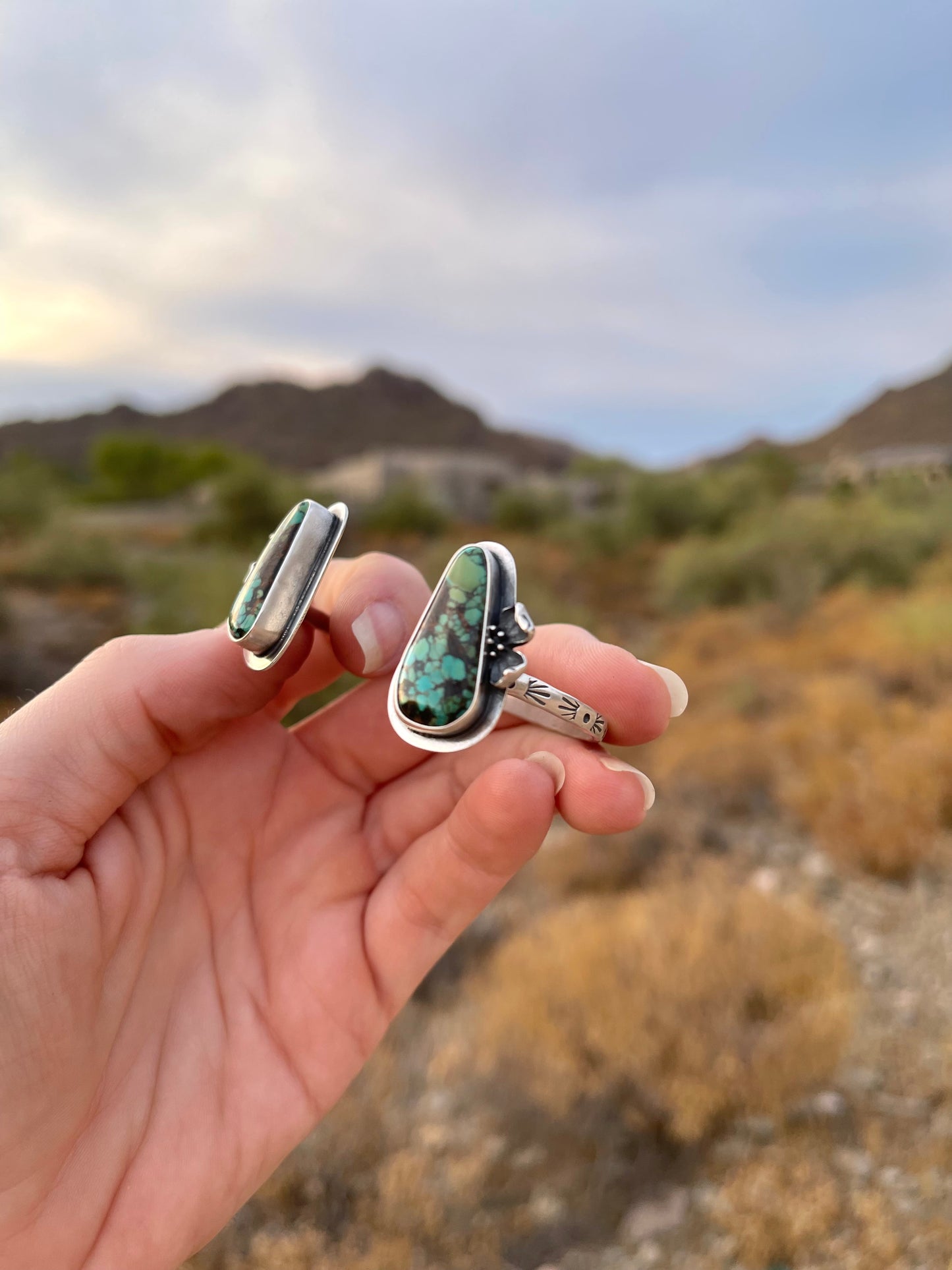 Dogwood Split Cuff Bracelet // Blue Moon Turquoise // SM
