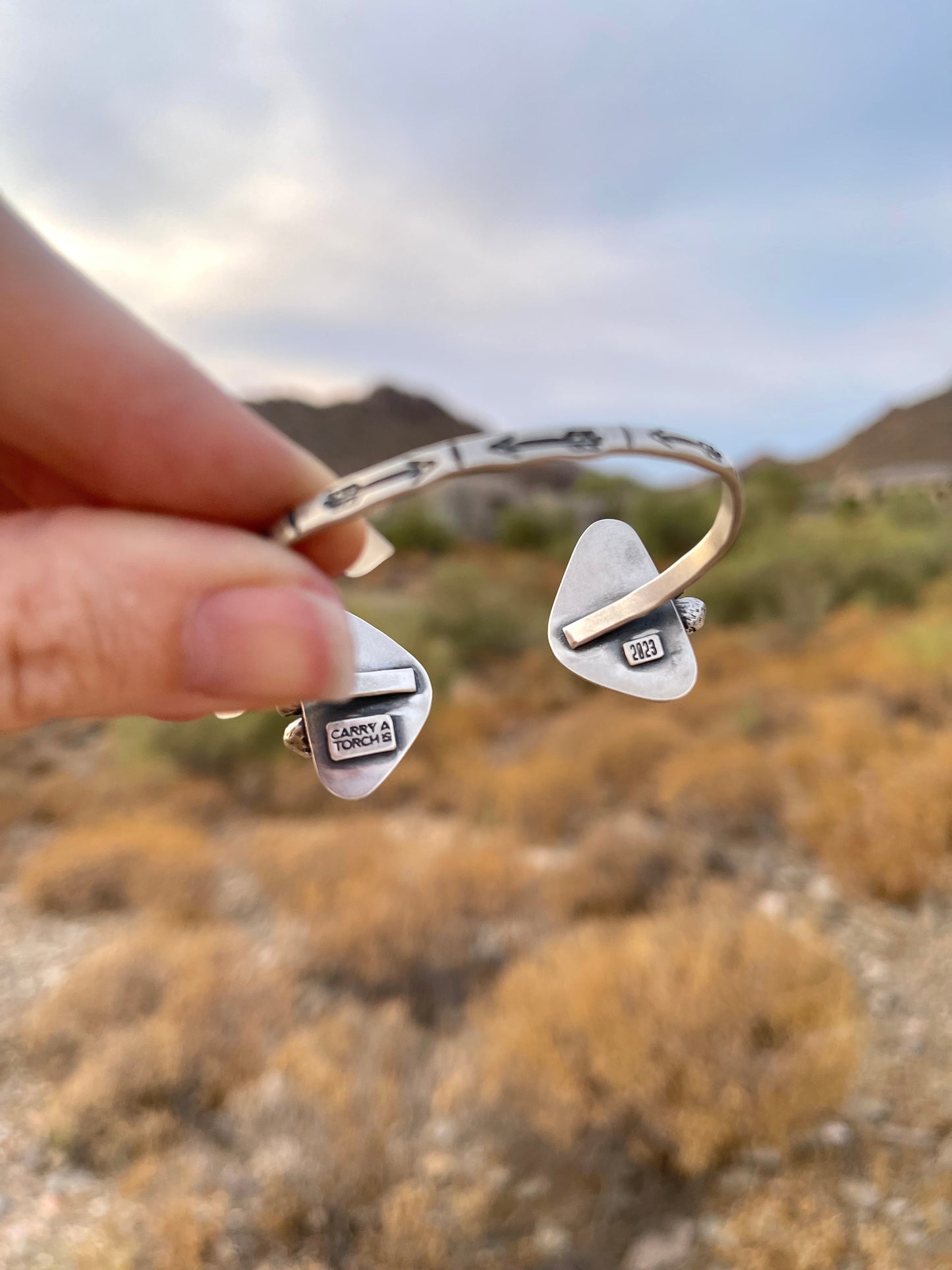 Dogwood Split Cuff Bracelet // Blue Moon Turquoise // MED