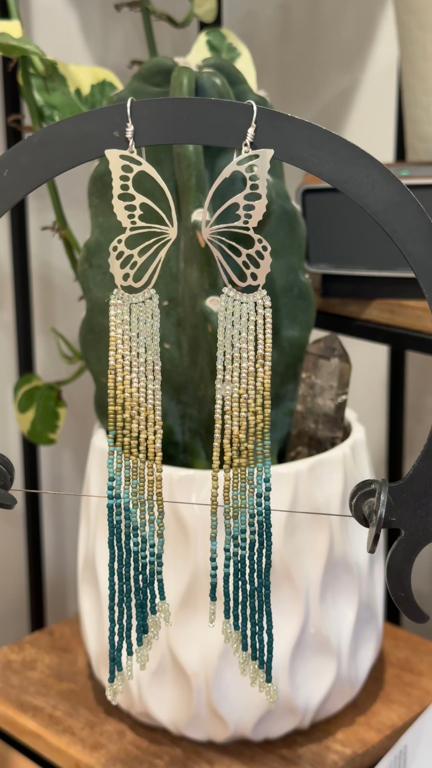 Beaded and Boho Earrings // Mariposa