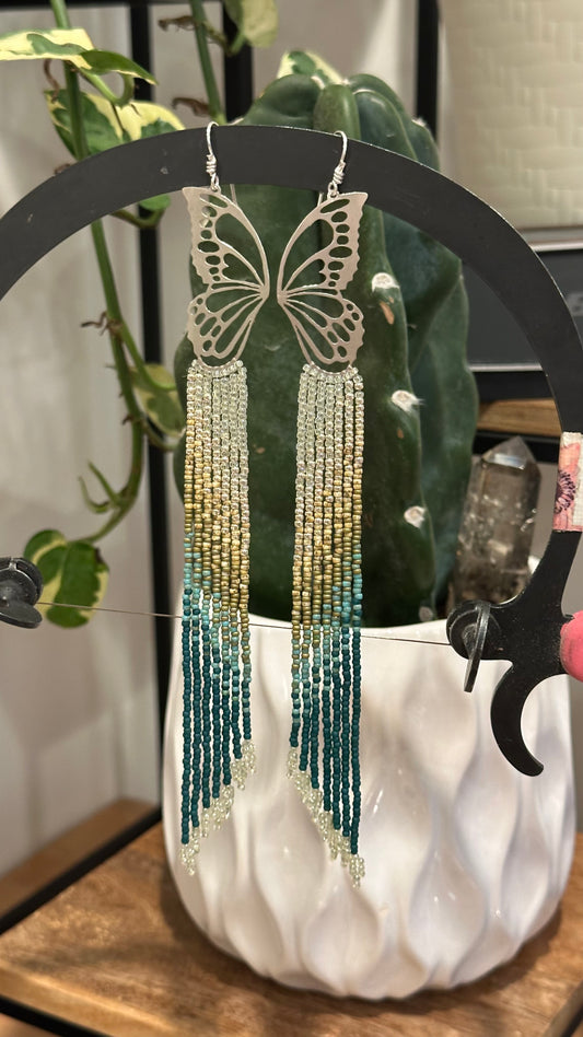 Beaded and Boho Earrings // Mariposa