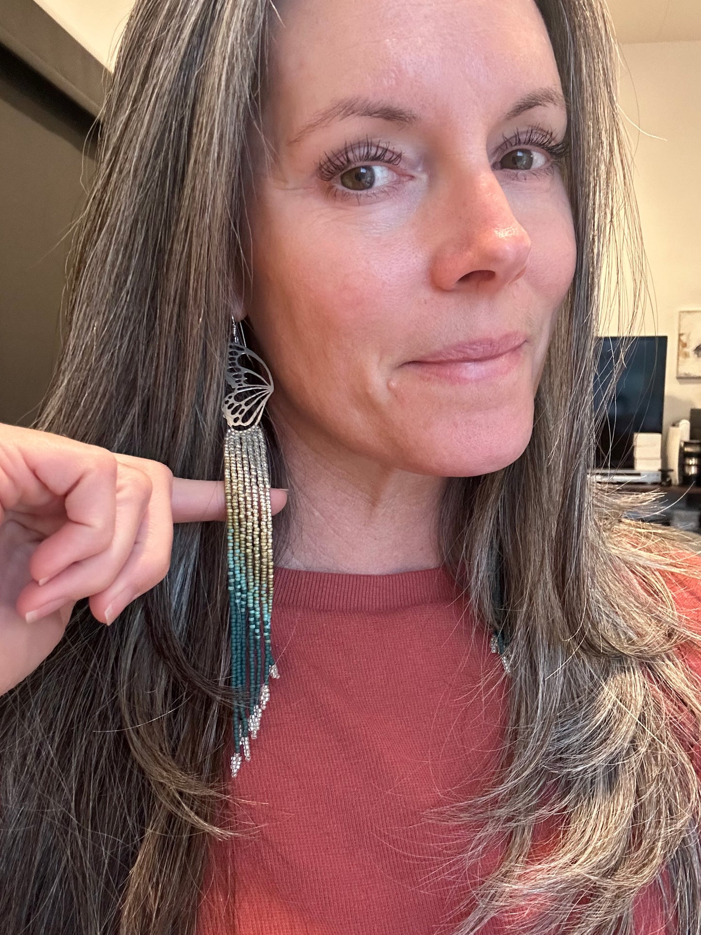 Beaded and Boho Earrings // Mariposa