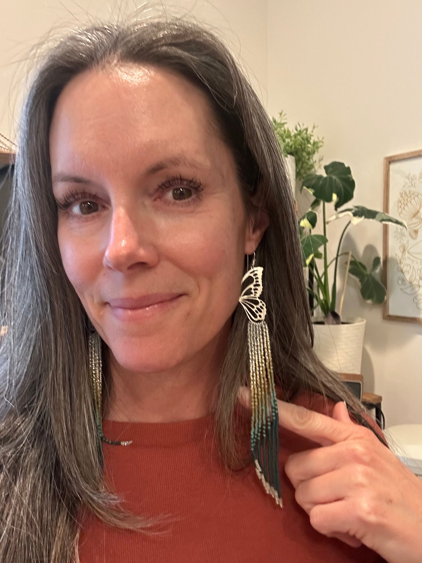 Beaded and Boho Earrings // Mariposa