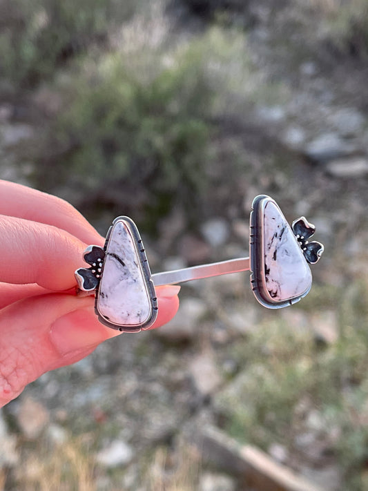 Dogwood Split Cuff Bracelet // White Buffalo // X-SM