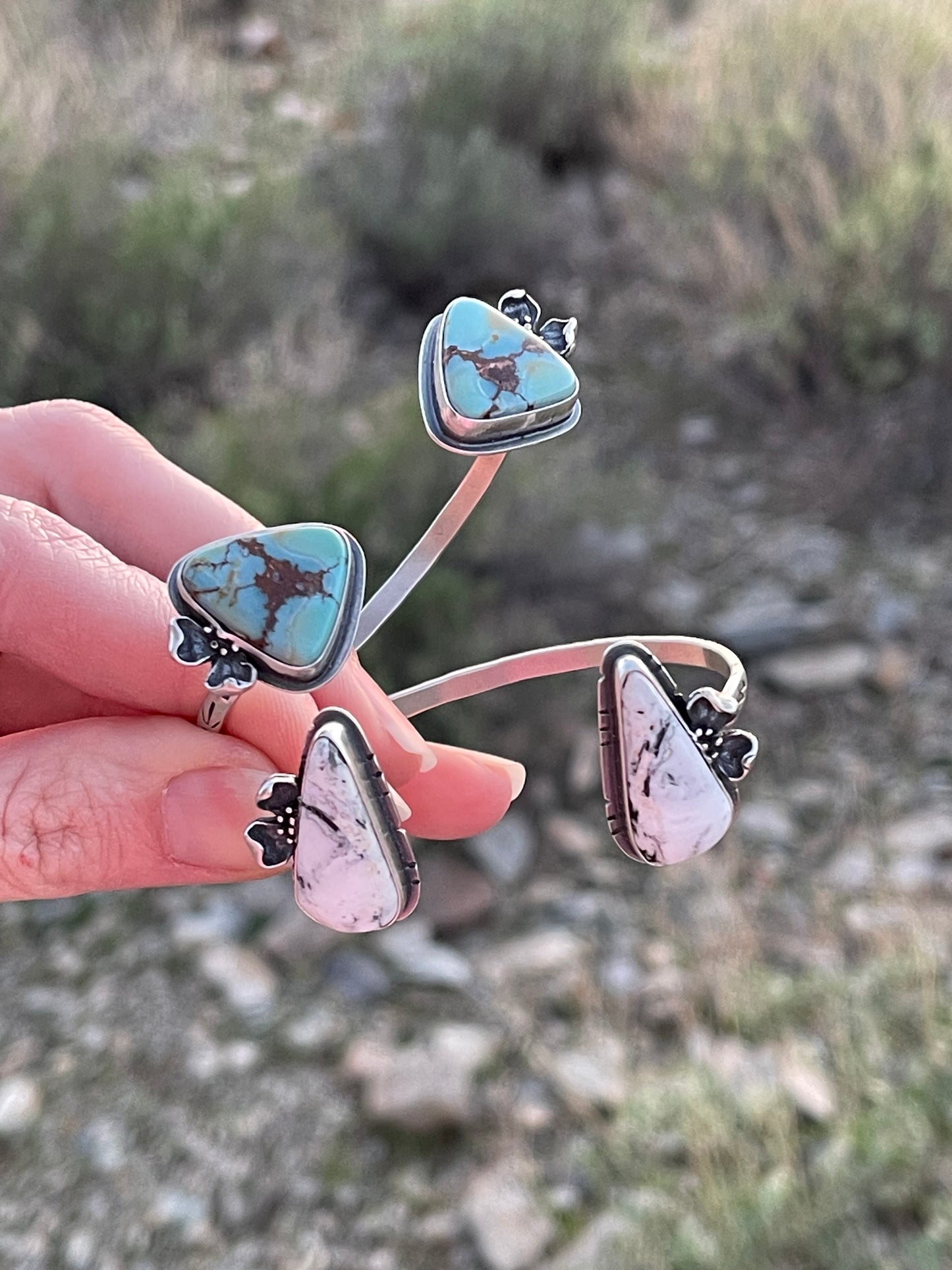 Dogwood Split Cuff Bracelet // White Buffalo // X-SM