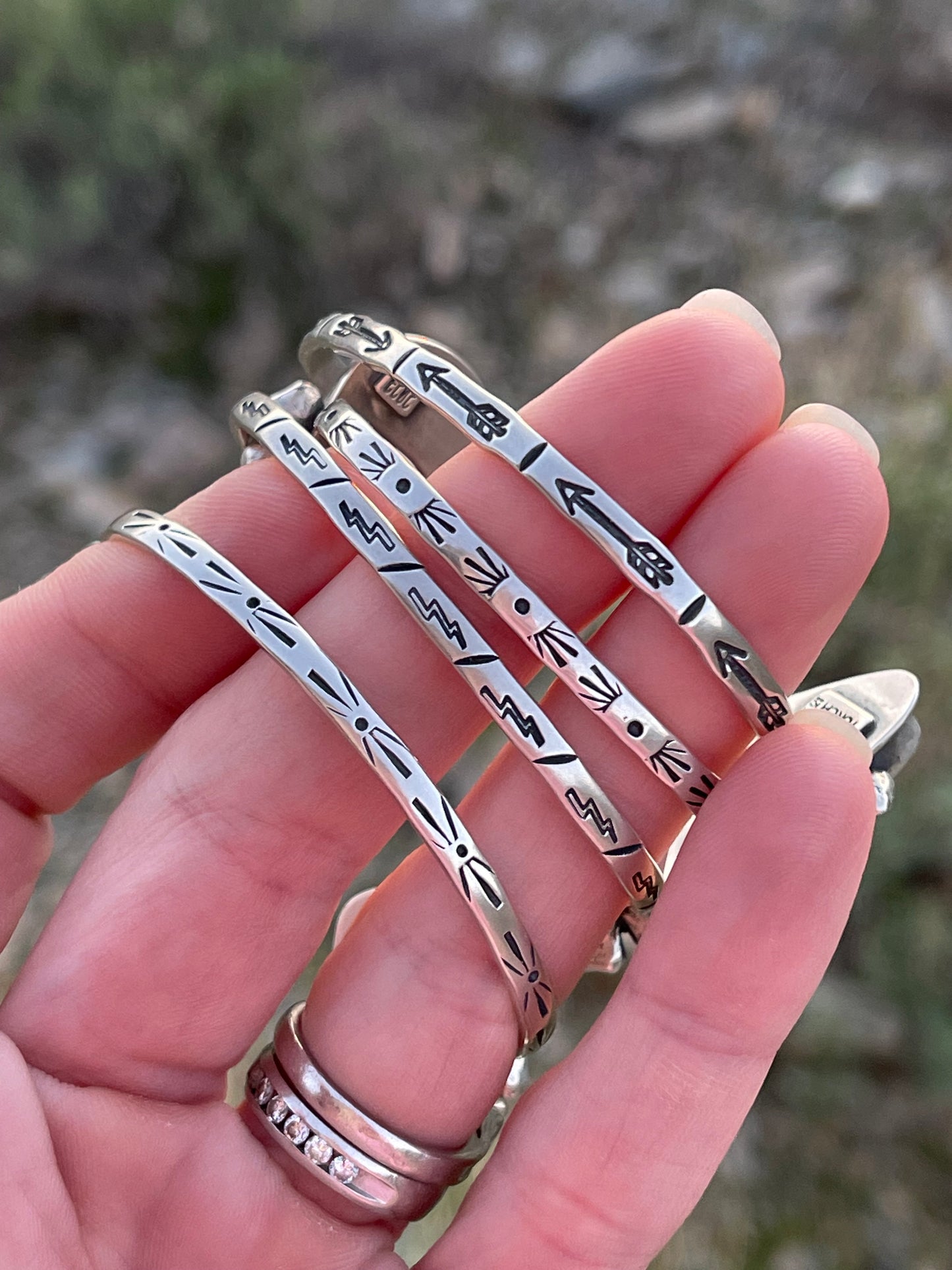 Dogwood Split Cuff Bracelet // White Buffalo // X-SM