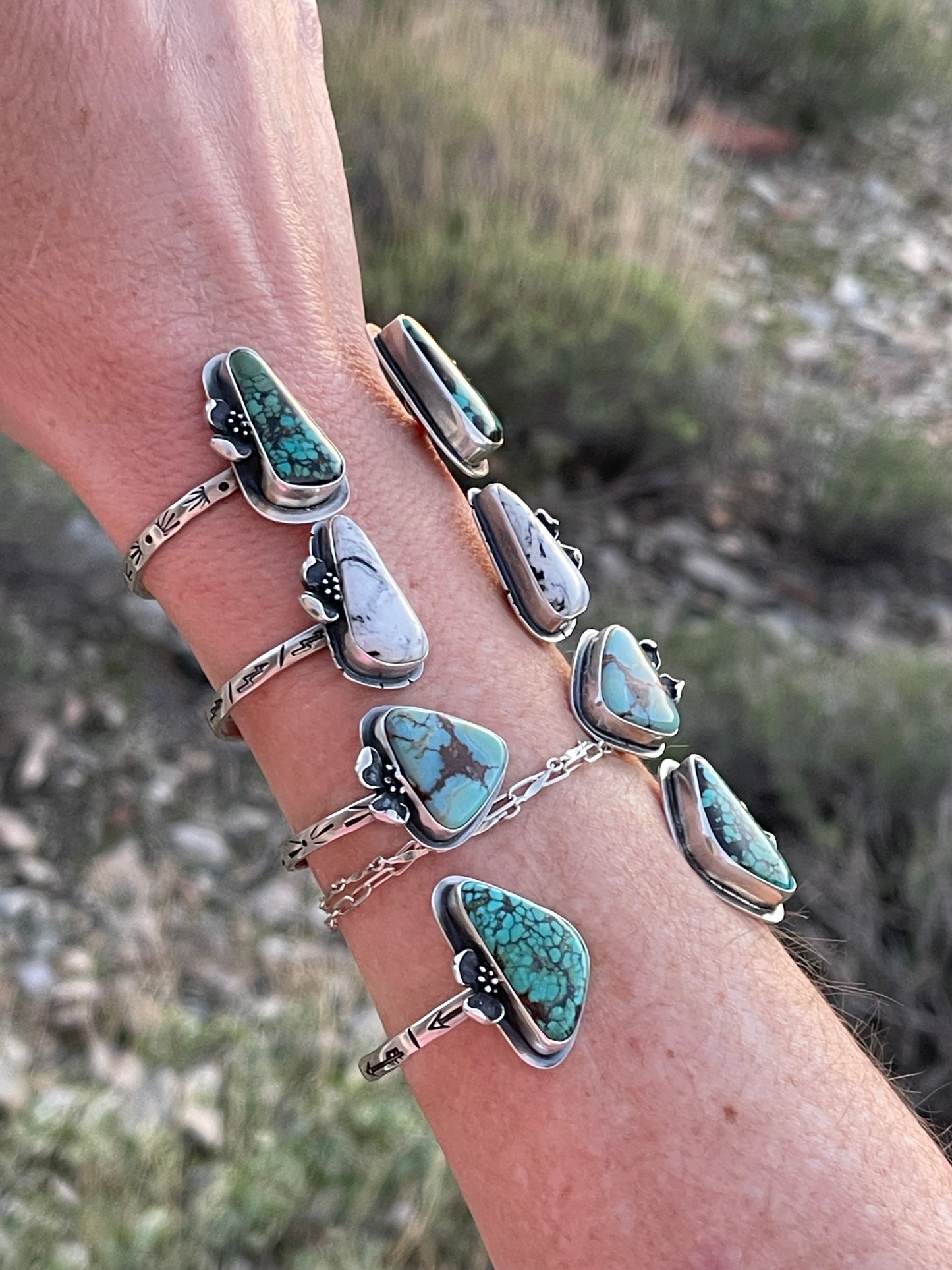 Dogwood Split Cuff Bracelet // White Buffalo // X-SM