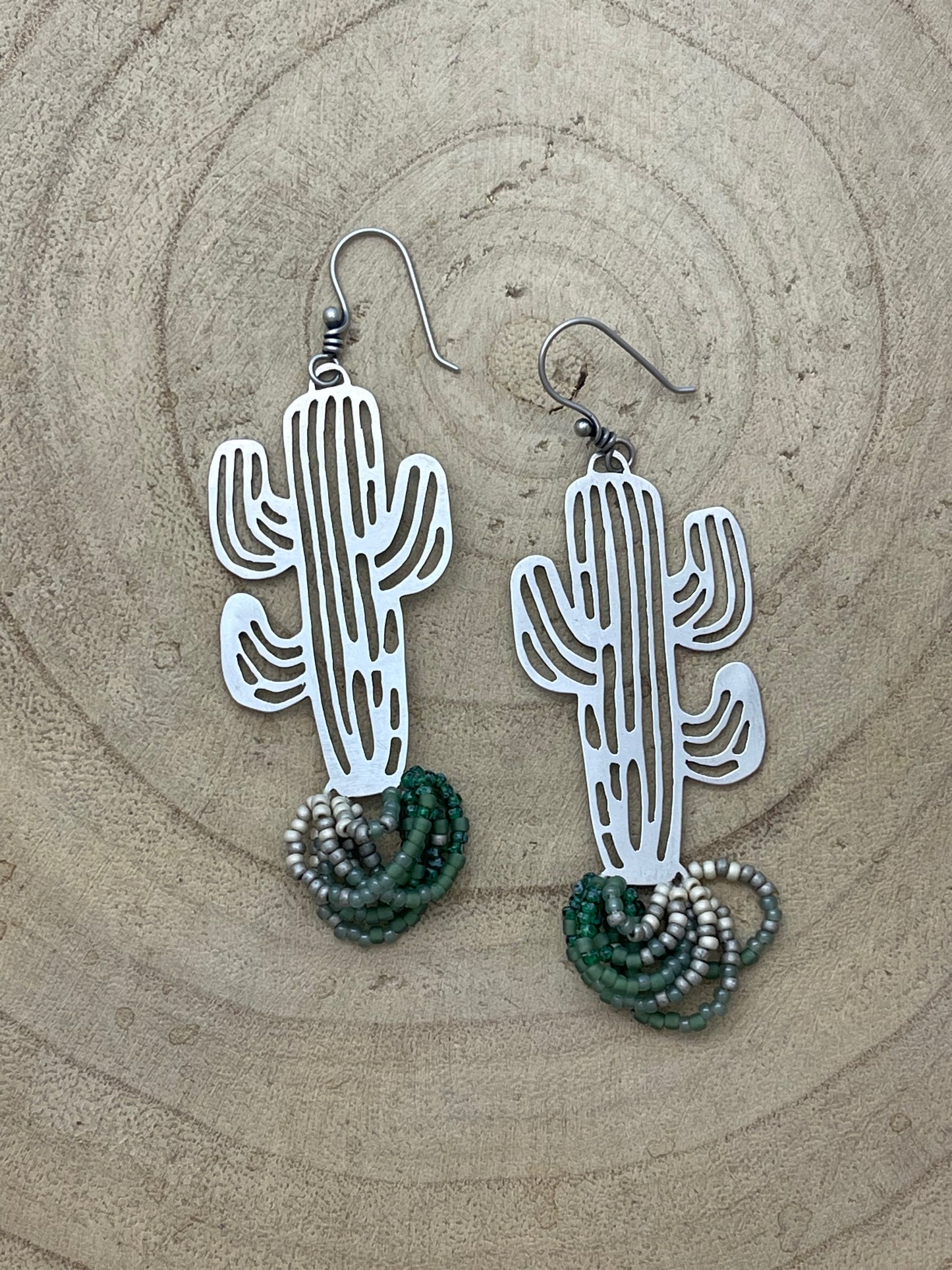 Beaded and Boho Earrings // Saguaro