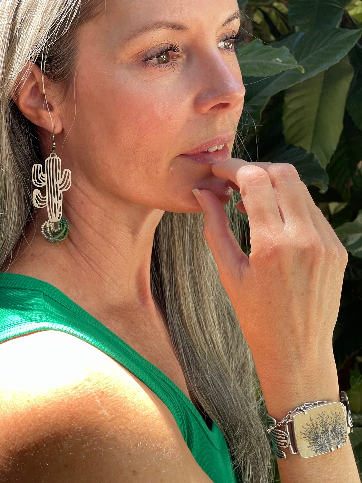 Beaded and Boho Earrings // Saguaro