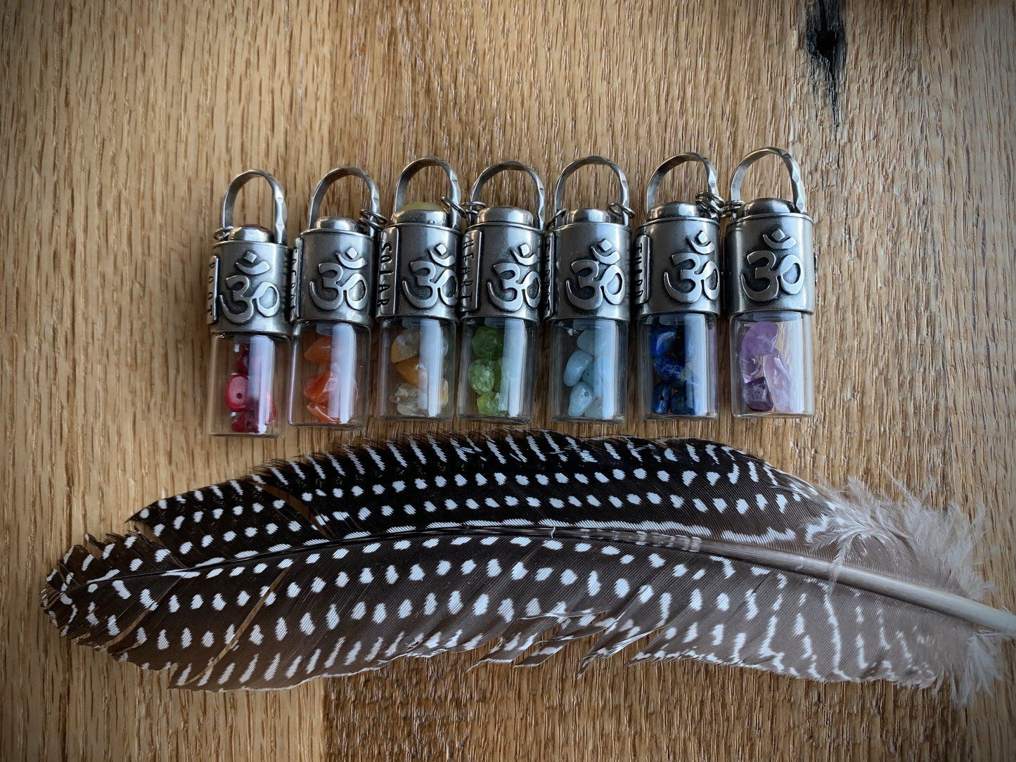 Sacral Chakra Essential Oil Roller Bottle Necklace