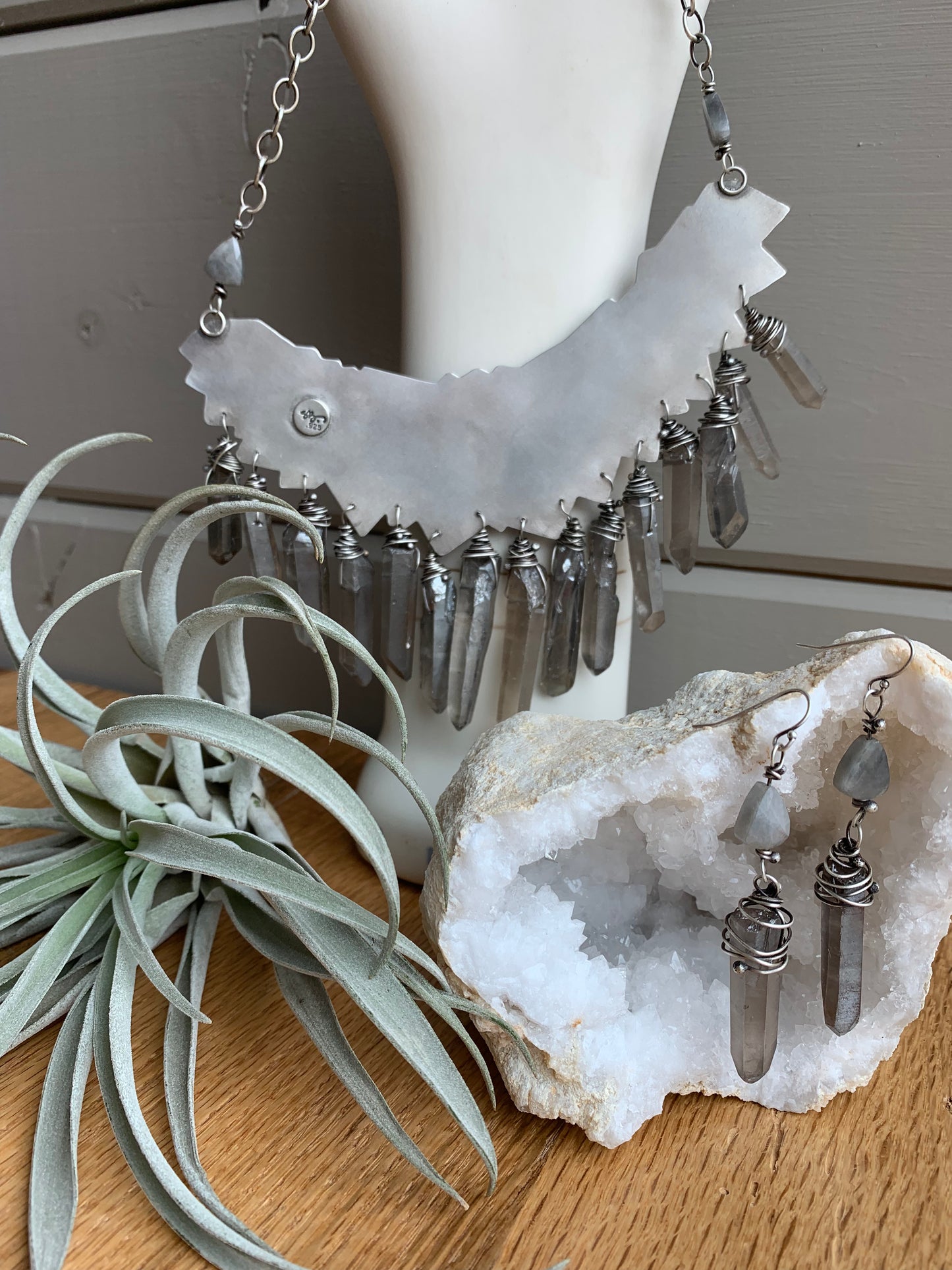 Cluster Bib Necklace // Crystallized Collection