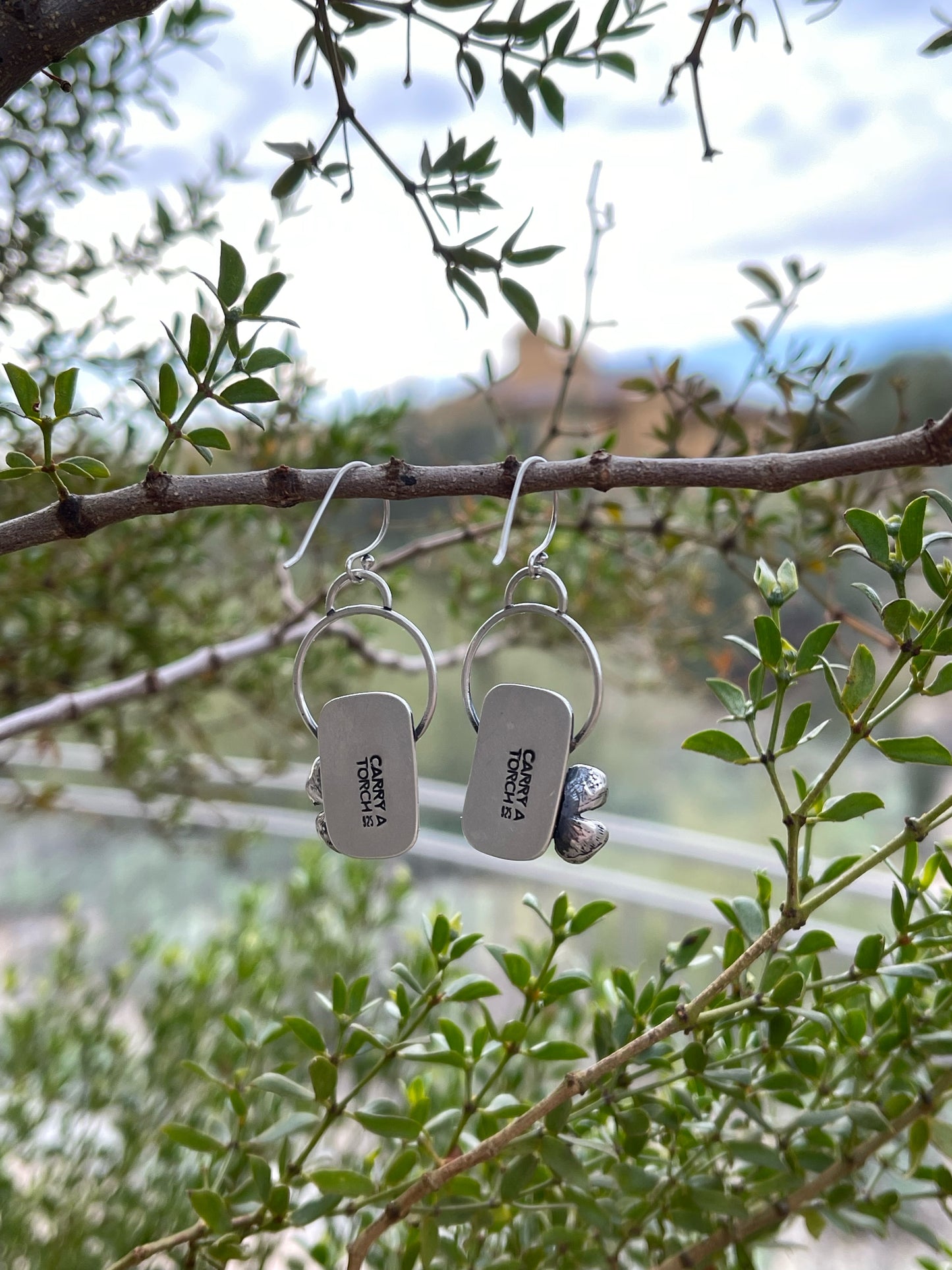 Dogwood Earrings #2 // #8 Turquoise