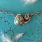 Itty Bitty Necklace #47 // Succulent & Sonoran Gold Turquoise // Desert Dweller Series