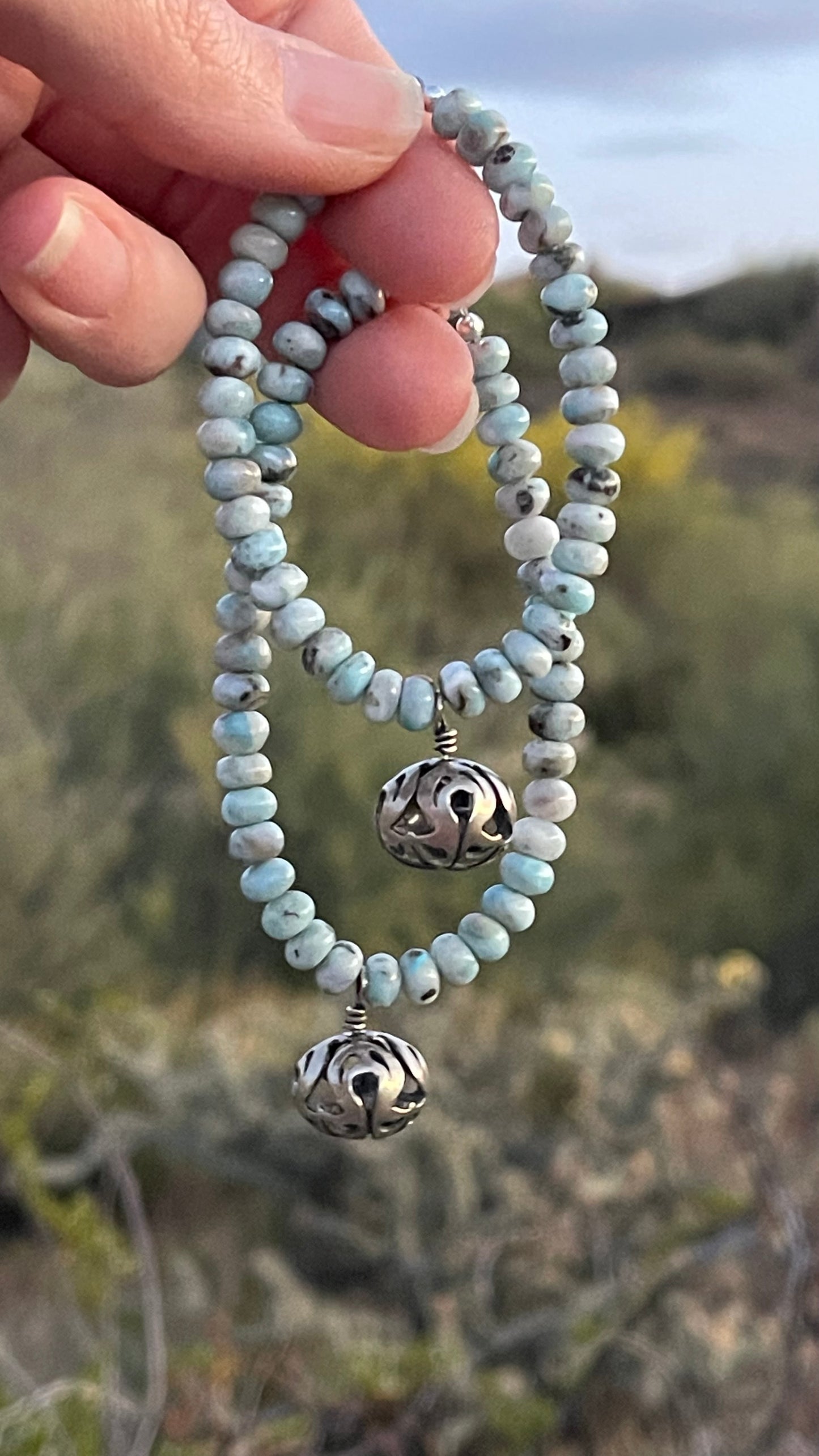 BJALLRA Bracelets // Larimar // Size M