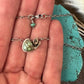 Itty Bitty Necklace #47 // Succulent & Sonoran Gold Turquoise // Desert Dweller Series