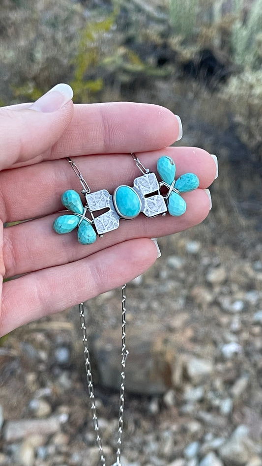 BLÓM Necklace No.5 // Kingman Turquoise