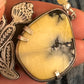 Honey Blossom // Beaded Necklace // Dark Moon + Yellow Opal