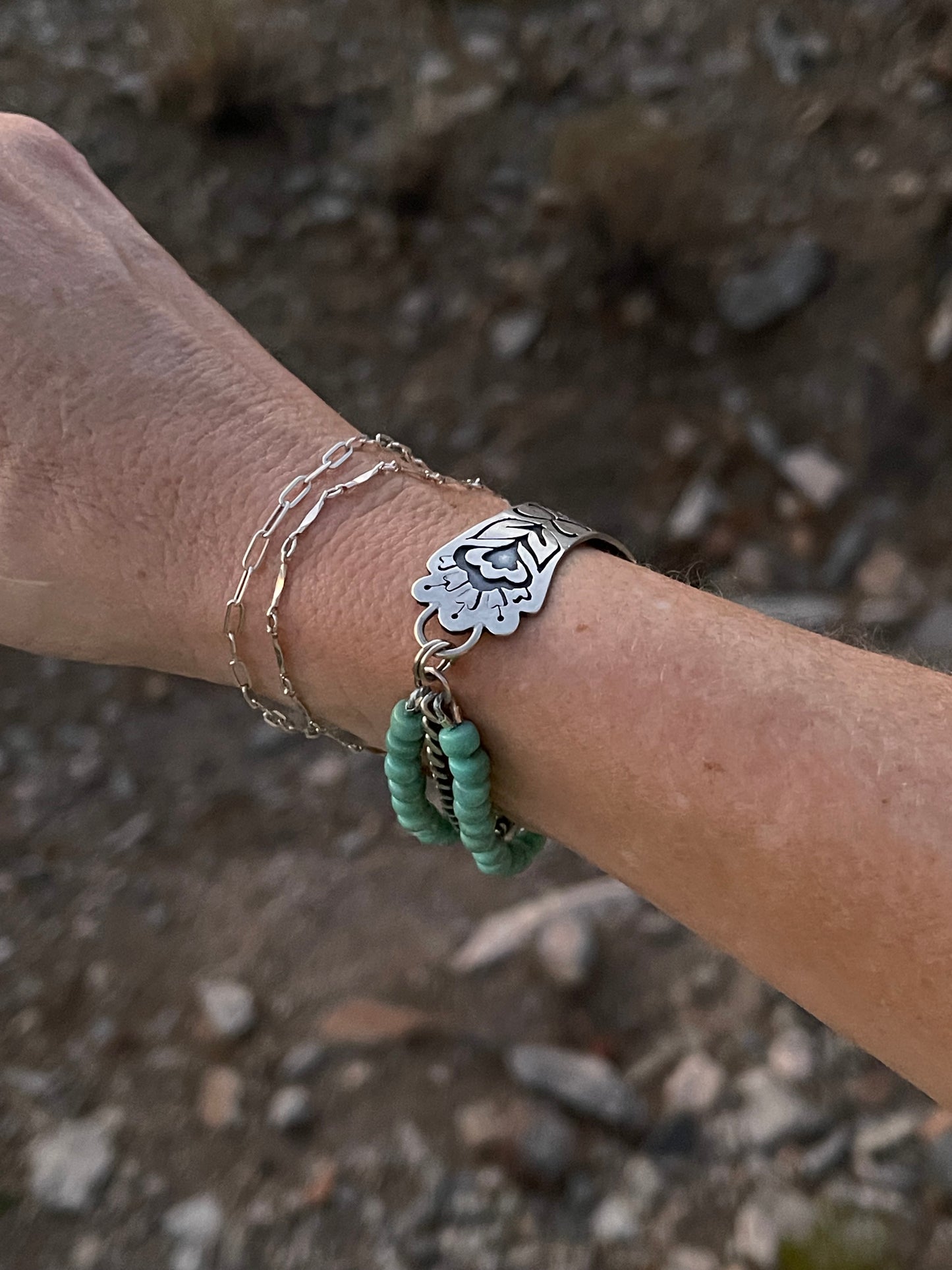 SISU Bracelet // Viking Flower