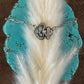 Itty Bitty Necklace #46 // Saguaro + Poseidon Variscite // Desert Dweller Series