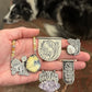 Swaying Spring flowers Brooch // Sterling