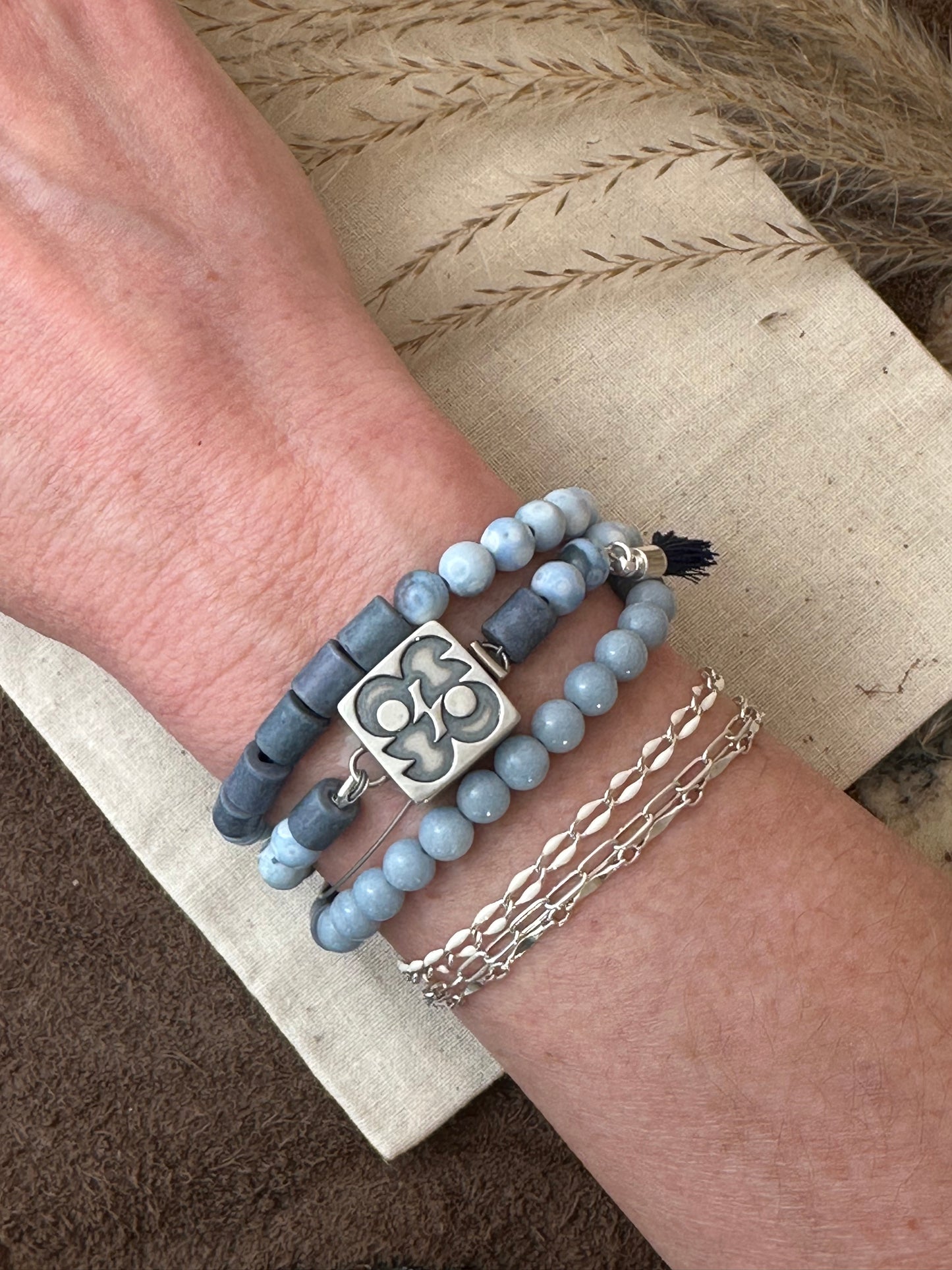 Scandi Convertible Wrap Bracelet + Necklace // No. 8 // Finished to Fit