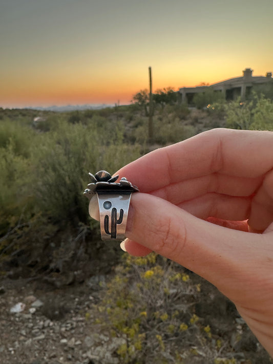 Painted Desert Ring // Desert Dwellers Series // Size 6.75