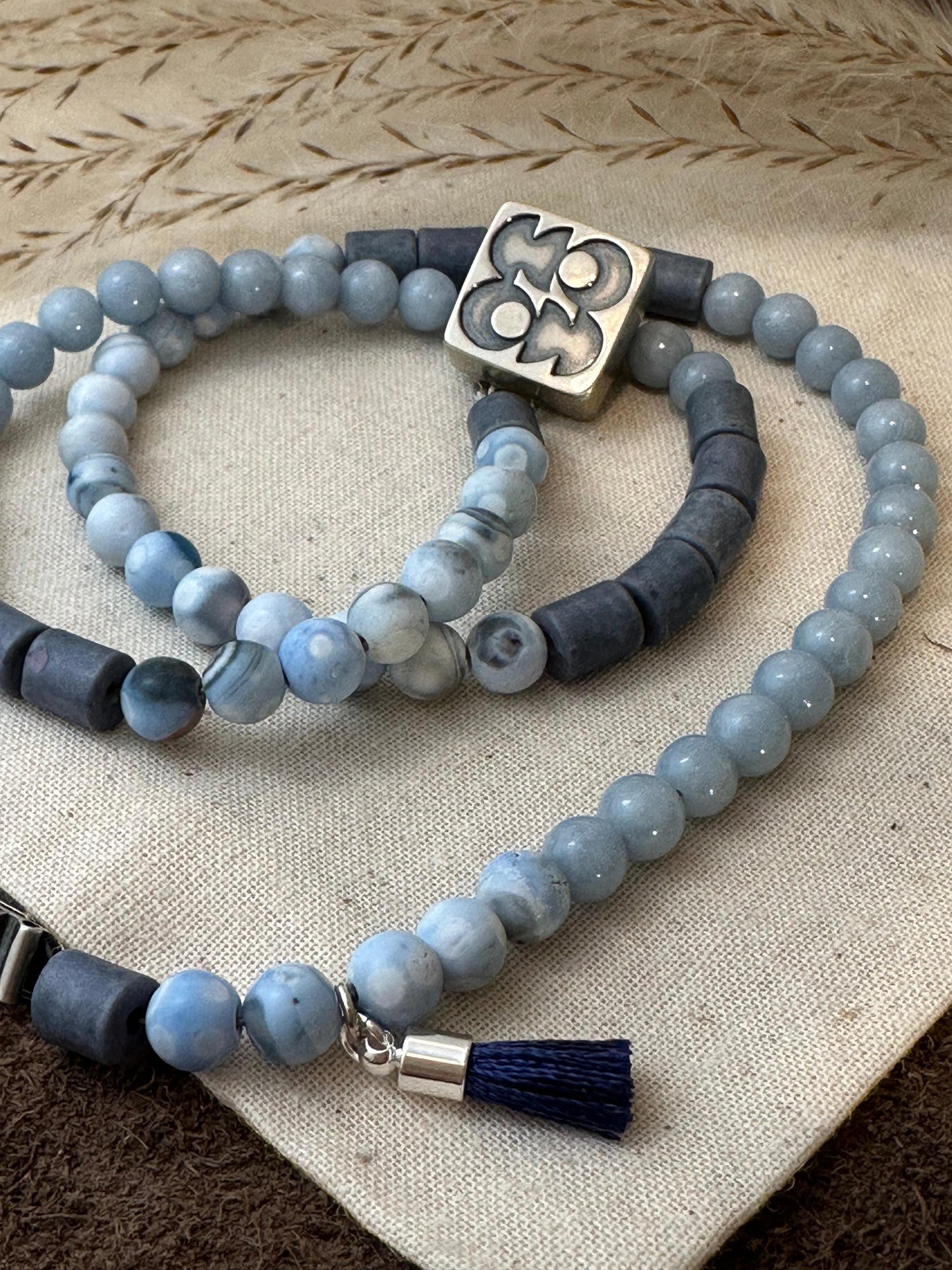 Scandi Convertible Wrap Bracelet + Necklace // No. 8 // Finished to Fit