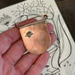 Swaying Spring flowers Brooch // Copper no. 1