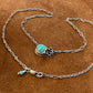 Itty Bitty Necklace #42 // Succulent + Hubei // Desert Dweller Series