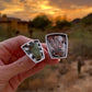 Sonoran Sun Split Shank Ring // Bao Canyon + Smoky Quartz // Size 6