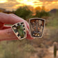 Sonoran Sun Split Shank Ring // Bao Canyon + Smoky Quartz // Size 6