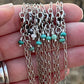 Itty Bitty Necklace #47 // Succulent & Sonoran Gold Turquoise // Desert Dweller Series