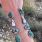 Dogwood Split Cuff Bracelet // Golden Hills Turquoise // SM