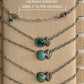 Itty Bitty Necklace #47 // Succulent & Sonoran Gold Turquoise // Desert Dweller Series