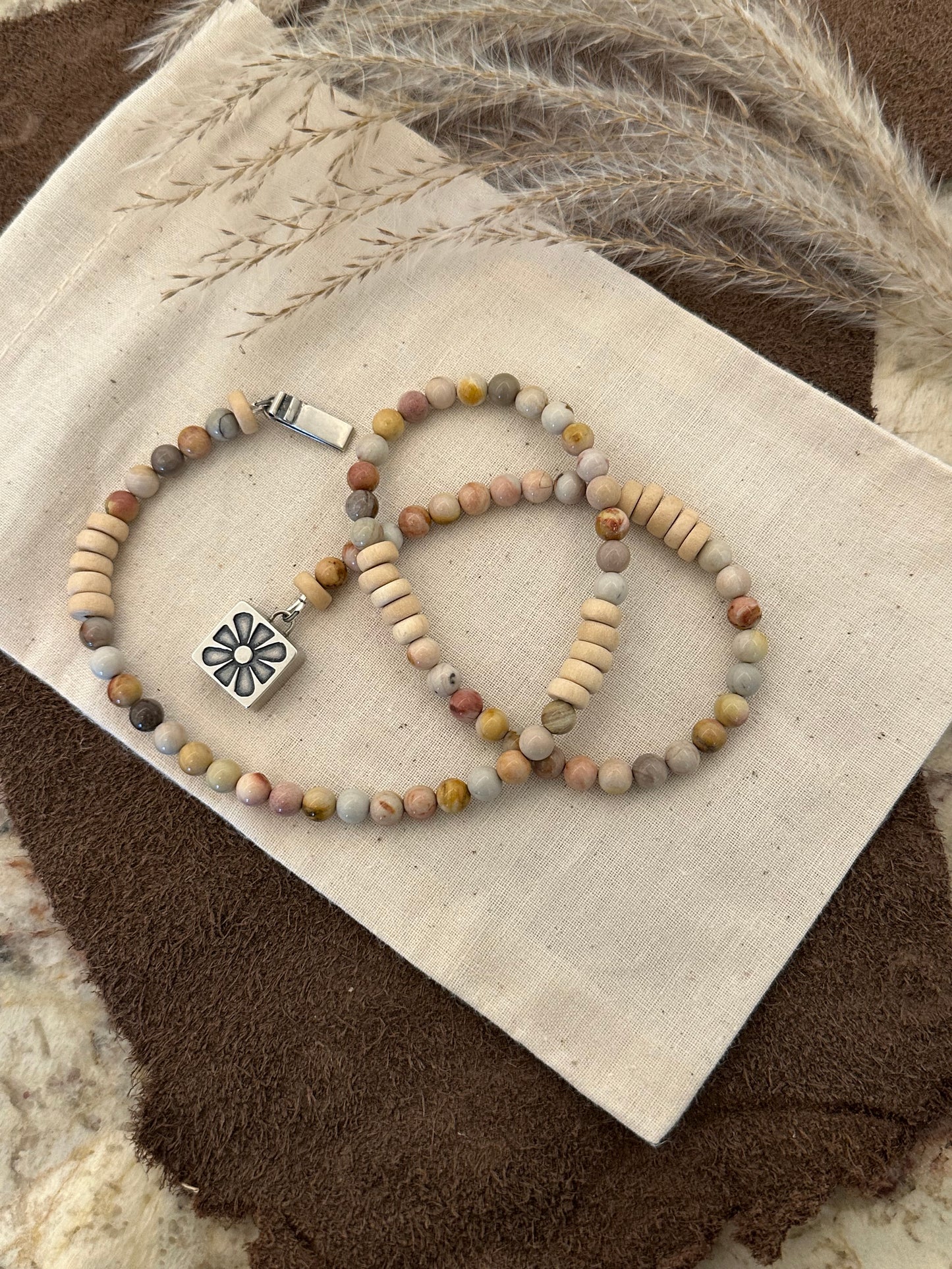 Scandi Convertible Wrap Bracelet + Necklace // No. 1 // Ready to Ship