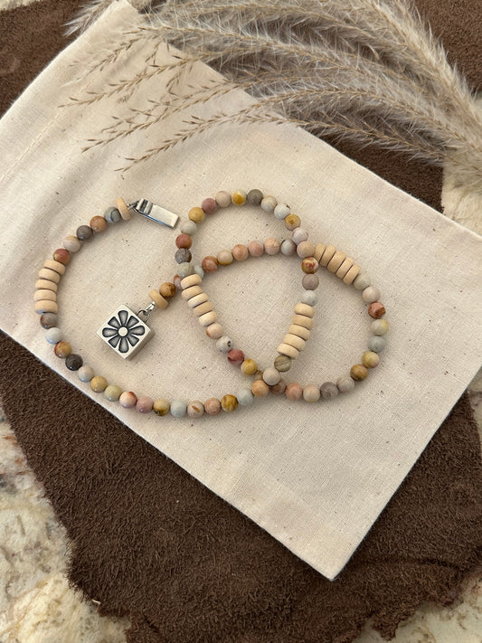 Scandi Convertible Wrap Bracelet + Necklace // No. 1 // Ready to Ship