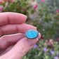 Turquoise Doublet Signet Ring // Size 5