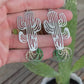 Beaded and Boho Earrings // Saguaro