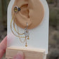 Dripping in Gold // Honeybee Earrings w/ Ear Cuff