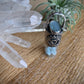 Throat Chakra Essential Oil Roller Bottle Necklace