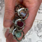 Lady Bug Roller Bottle Necklace // Ruby + Garnet