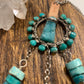 Dream Catcher Talisman Necklace // Turquoise