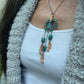 Dream Catcher Talisman Necklace // Turquoise