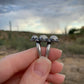 White Buffalo Stack Stone Ring // Size 9