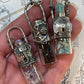 Lady Bug Roller Bottle Necklace // Ruby + Garnet